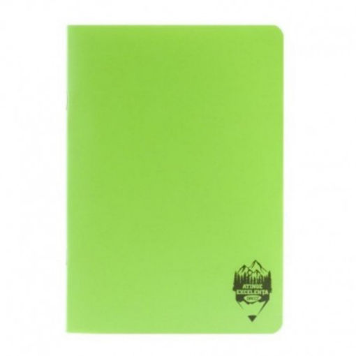 Picture of A5 EXERCISE BOOK LIME PLASTIC COVER